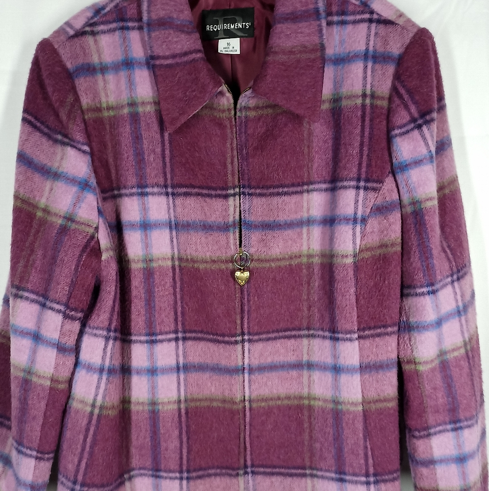 wool zip up jacket